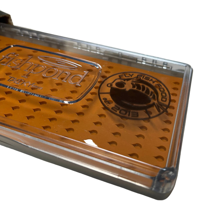 Fly Fish Food "FFF" Logo Fishpond Tacky Original Fly Box - Burnt Orange