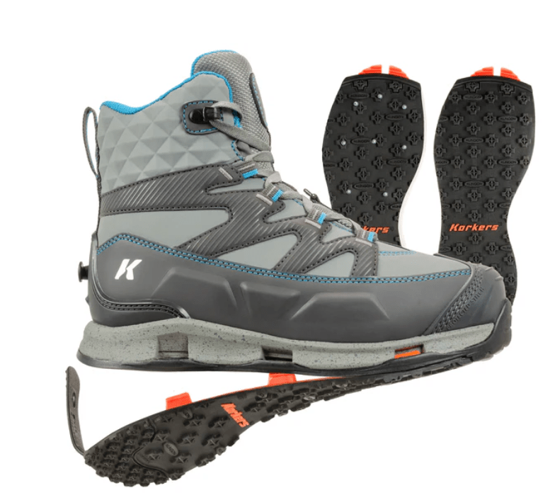 Korkers Womens's Bantam Lite Wading Boots: Kling - On and Studded Kling - On - Boots & Cleats - Fly Fish Food