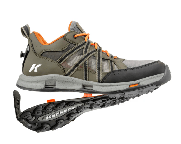 Korkers - All Axis Shoe - Vibram XS Trek Sole - Green - Boots & Cleats - Fly Fish Food