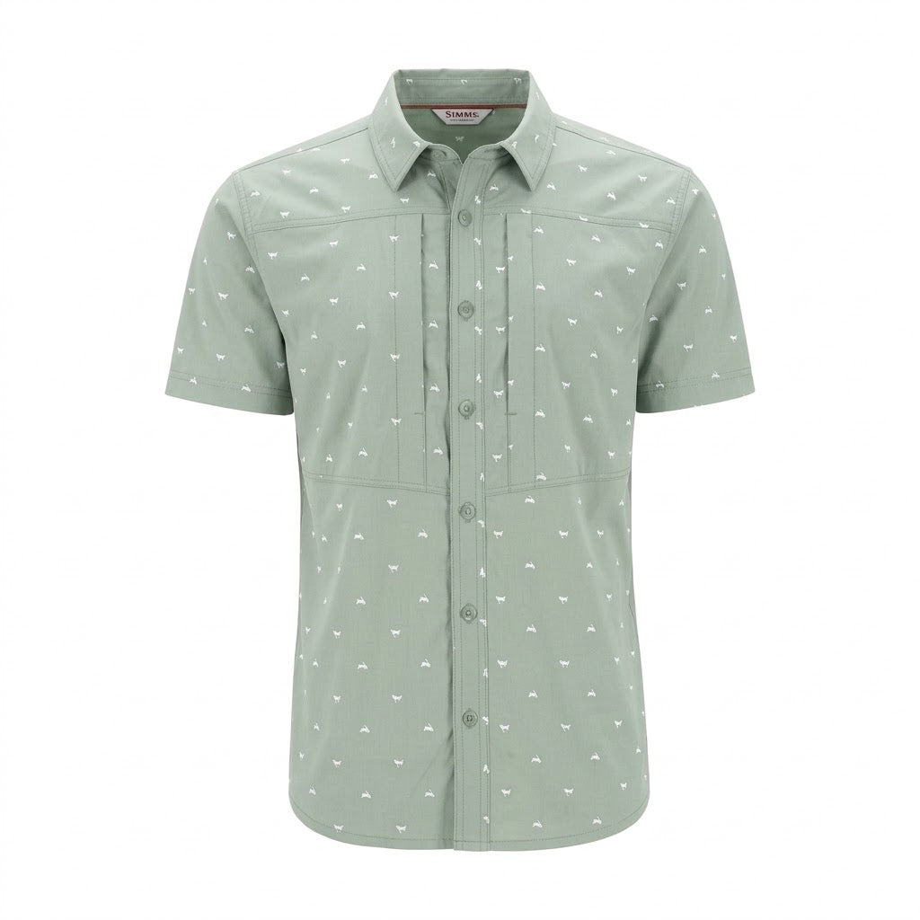Simms Men's Stone Cold SS Shirt - Fishtail Pale Pine