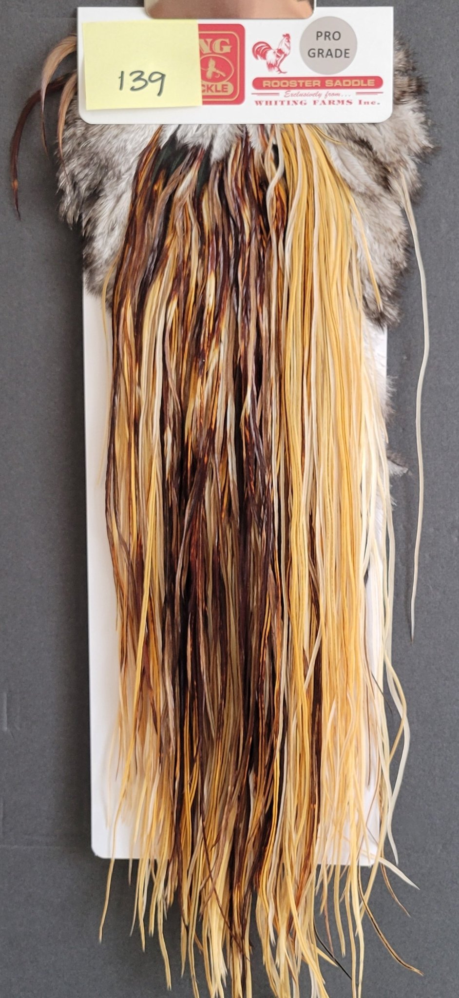 Flash Sale Hackle 139 - Whiting Saddle Pro - Unique Variant (size 16 - 18) - Hackle - Fly Fish Food