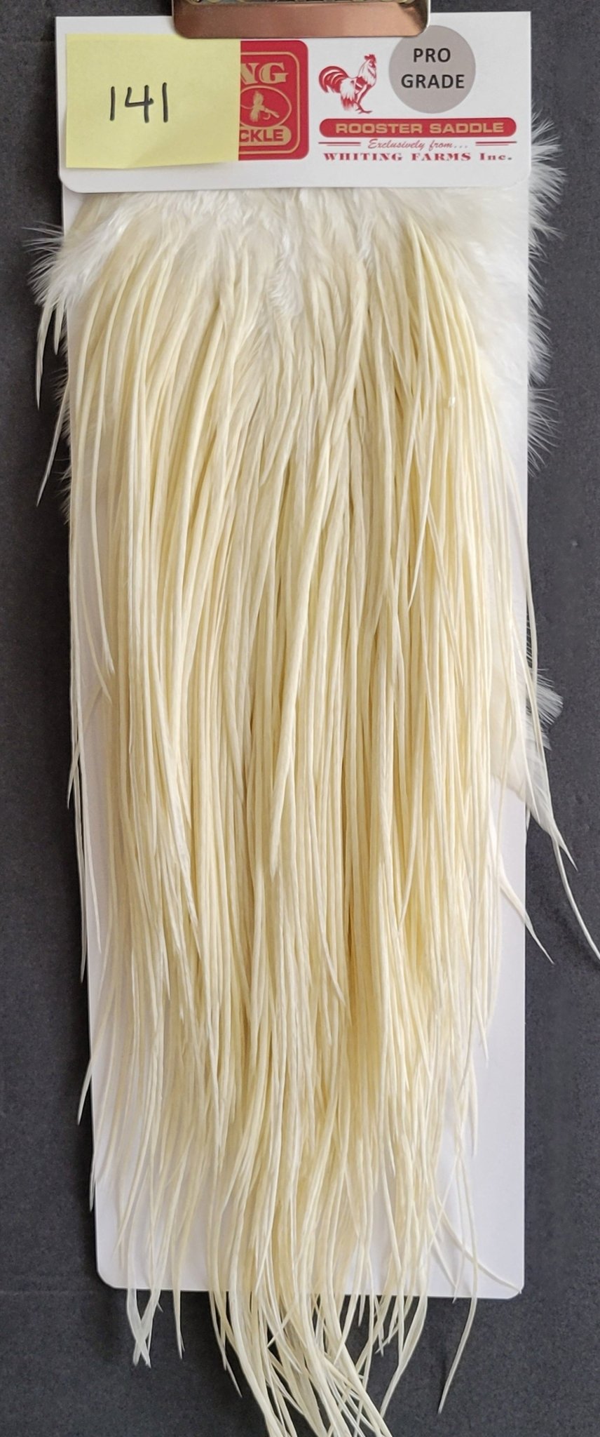 Flash Sale Hackle 141 - Whiting Saddle Pro - White (size 16 - 18) - Hackle - Fly Fish Food