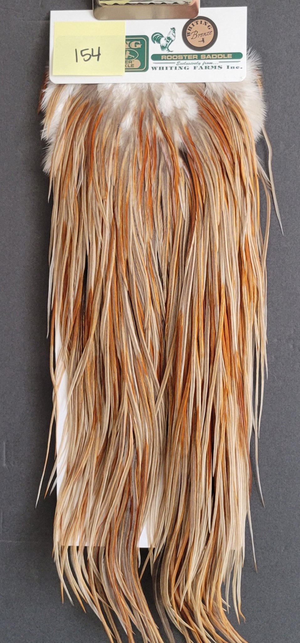 Flash Sale Hackle 154 - Hebert Miner Saddle Bronze - Honey Dun (size 14 - 16) - Hackle - Fly Fish Food