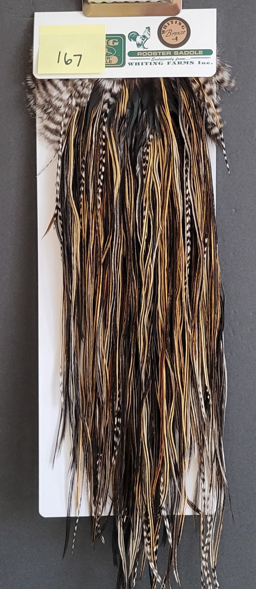 Flash Sale Hackle 167 - Hebert Miner Saddle Bronze - Varient (size 12 - 14) - Hackle - Fly Fish Food