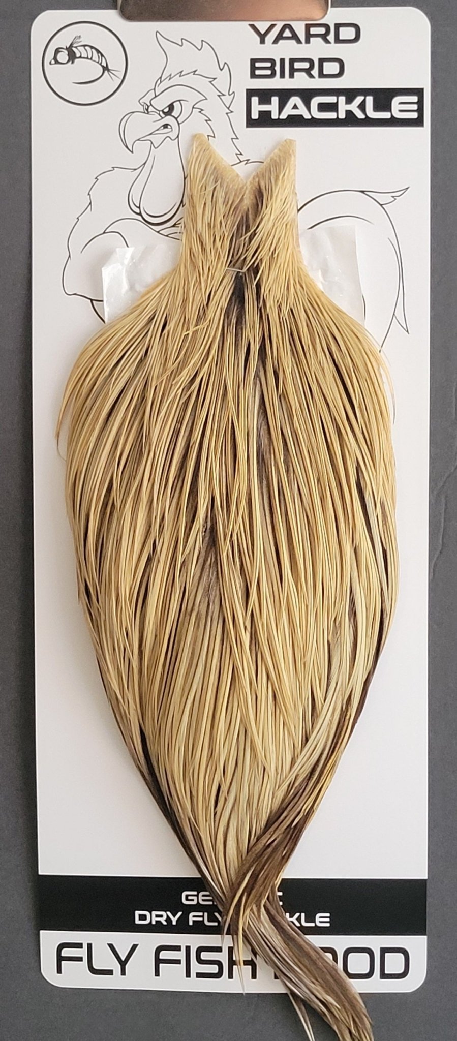 Flash Sale Hackle 250 - Yard Bird Cape NA - Silver Badger (sizes 8 - 22) - Hackle - Fly Fish Food