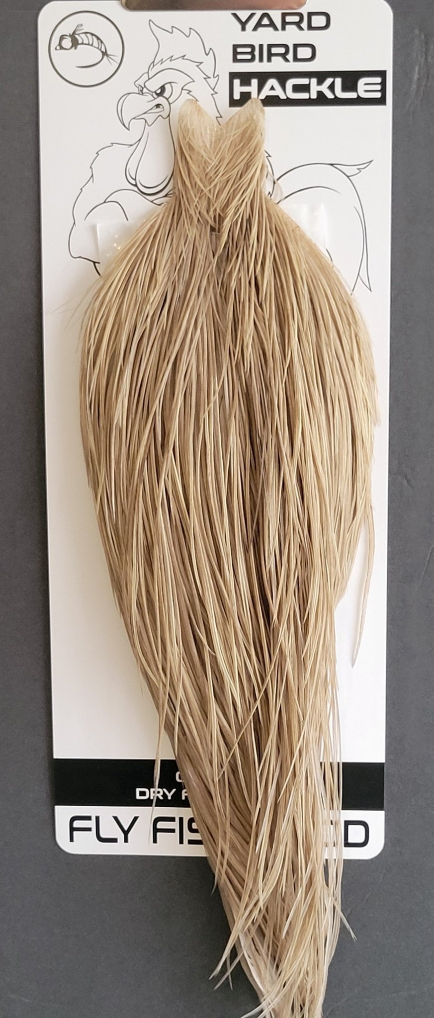Flash Sale Hackle 258 - Yard Bird Cape NA - Natural Dun (sizes 8 - 22) - Hackle - Fly Fish Food
