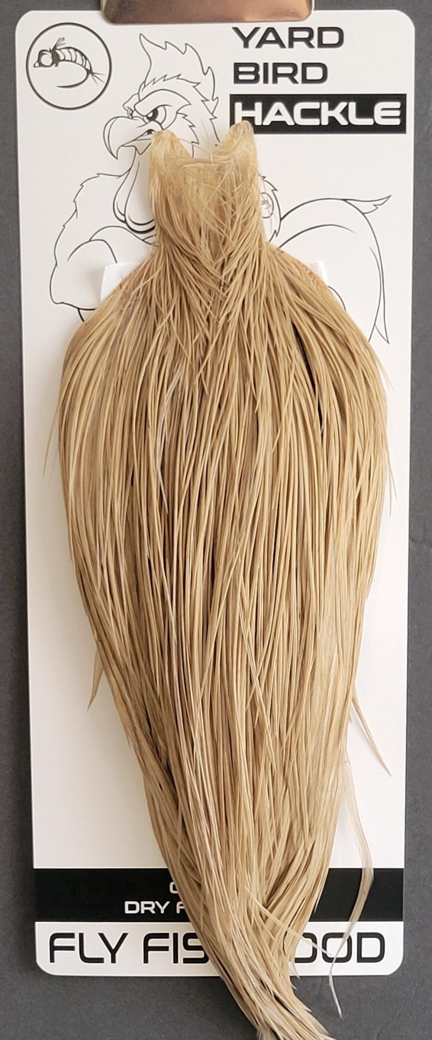 Flash Sale Hackle 261 - Yard Bird Cape NA - Natural Dun (sizes 8 - 22) - Hackle - Fly Fish Food