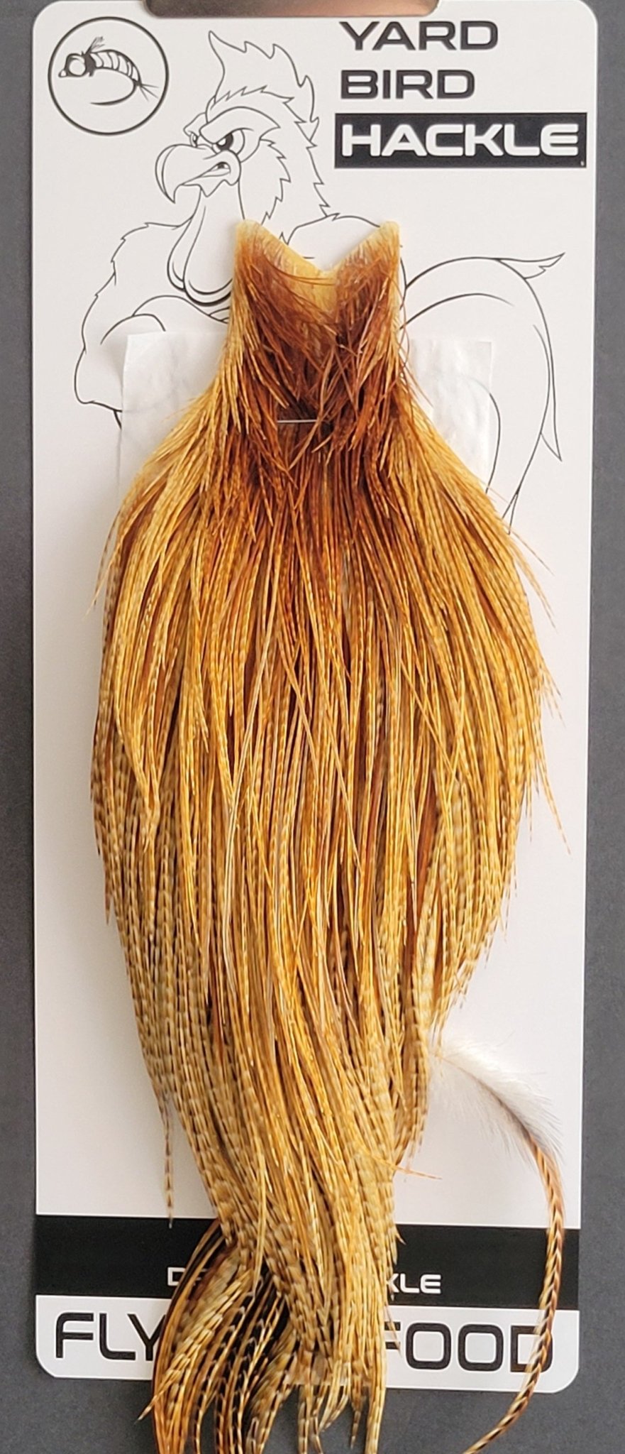 Flash Sale Hackle 36 - Yard Bird Cape NA - Barred Medium Ginger (sizes 8 - 22) - Hackle - Fly Fish Food