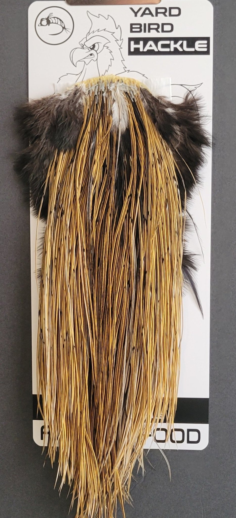 Flash Sale Hackle 408 - Yard Bird Saddle NA - Golden Badger (size 18 - 20) - Hackle - Fly Fish Food