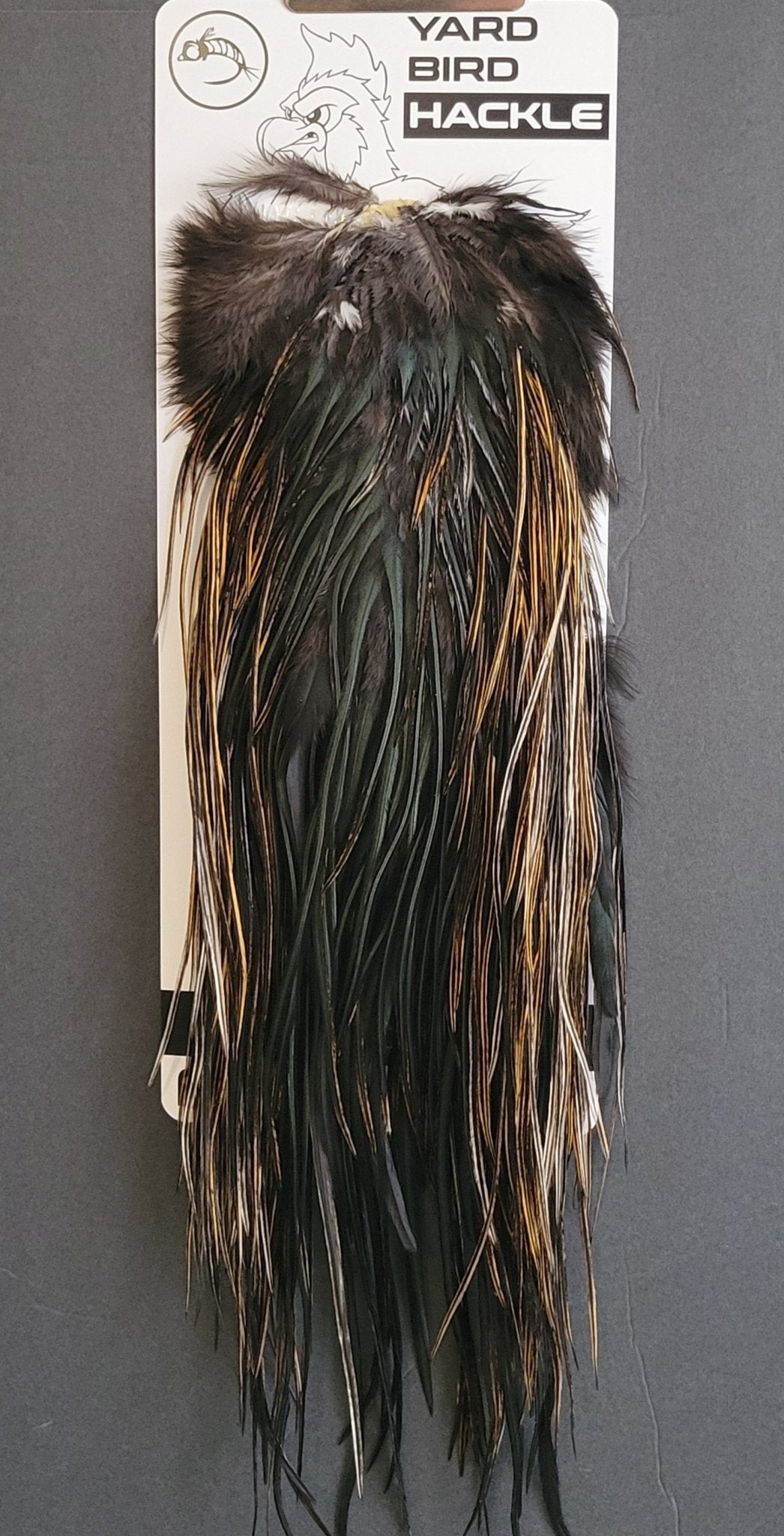 Flash Sale Hackle 416 - Yard Bird Saddle NA - Speckled Badger (size 16 - 18) - Hackle - Fly Fish Food