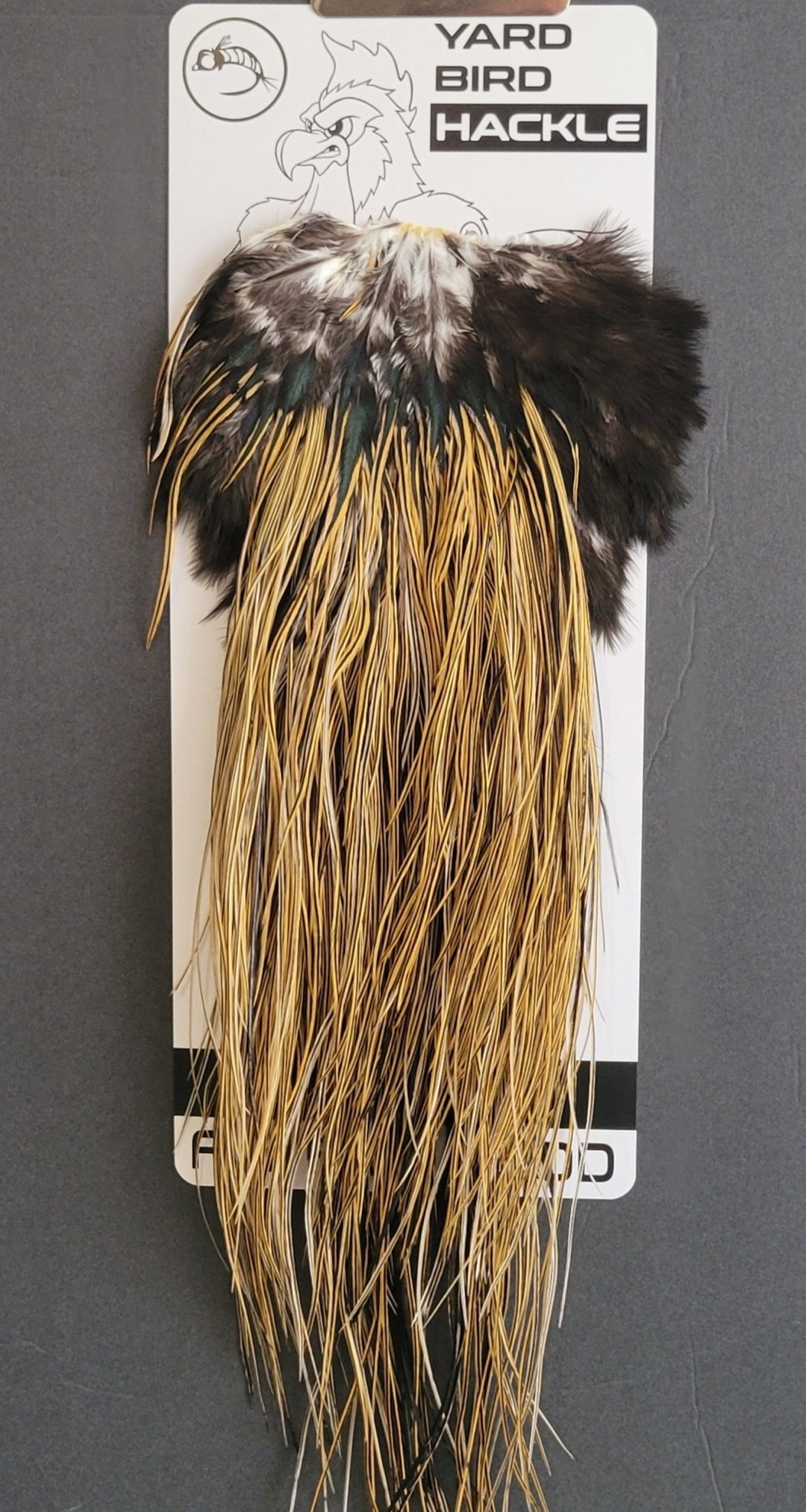 Flash Sale Hackle 41 - Yard Bird Saddle NA - Golden Badger (size 18 - 20) - Hackle - Fly Fish Food