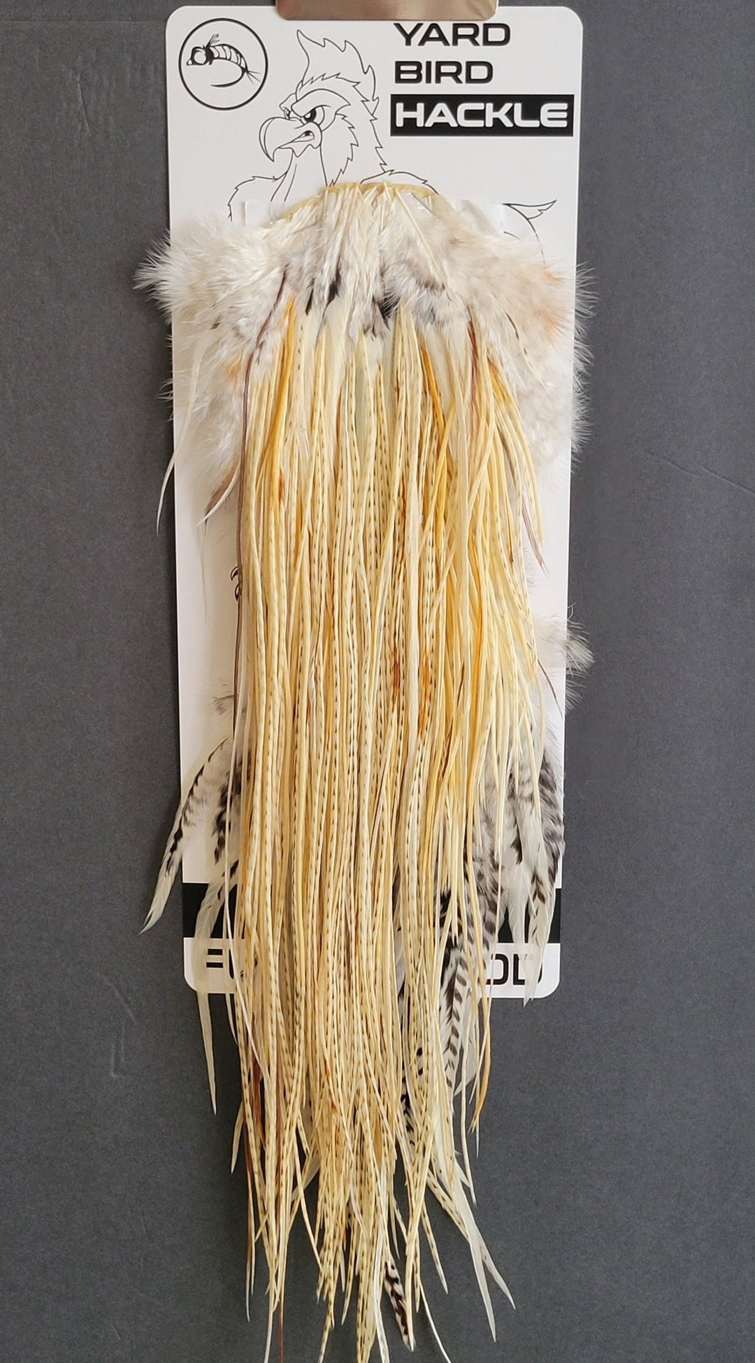Flash Sale Hackle 469 - Yard Bird Saddle NA - Salt & Pepper (size 14 - 16) - Hackle - Fly Fish Food