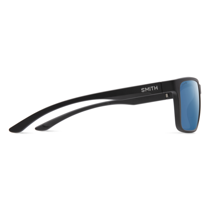 Riptide Matte Black / ChromaPop Polarized Blue Mirror