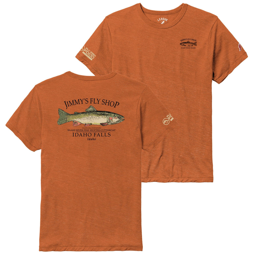 Fly Fish Food Jimmy's Snake River Cutthroat Trout T-Shirt - Burnt Orange - Apparel - Fly Fish Food