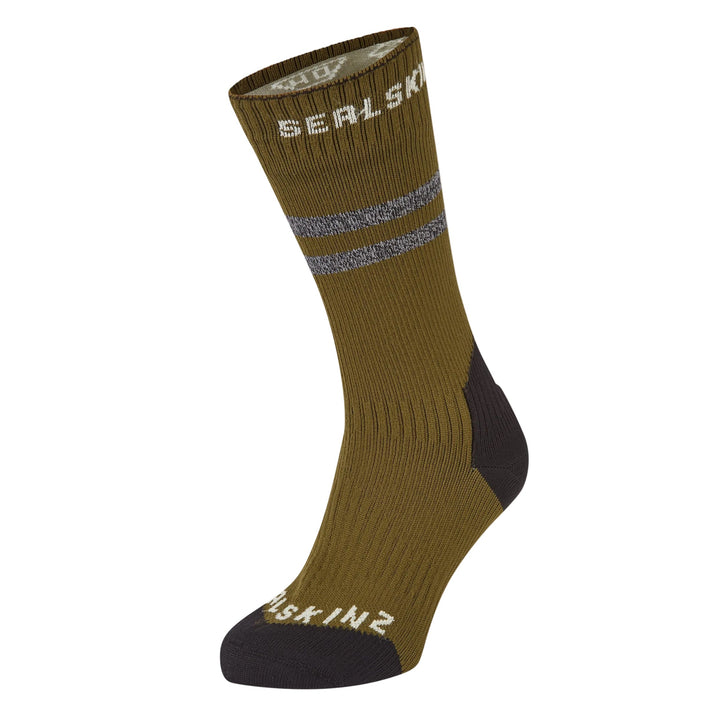 Sealskinz - Runton Waterproof Cold Weather Mid Length Sock with Hydrostop™ - Olive