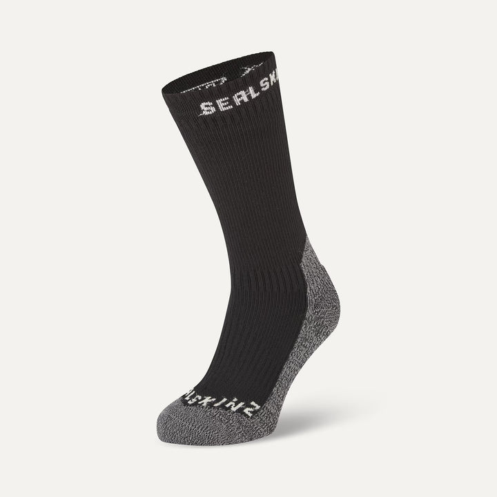 Sealskinz- Stanfield Waterproof Extreme Cold Weather Mid Length Sock - Black