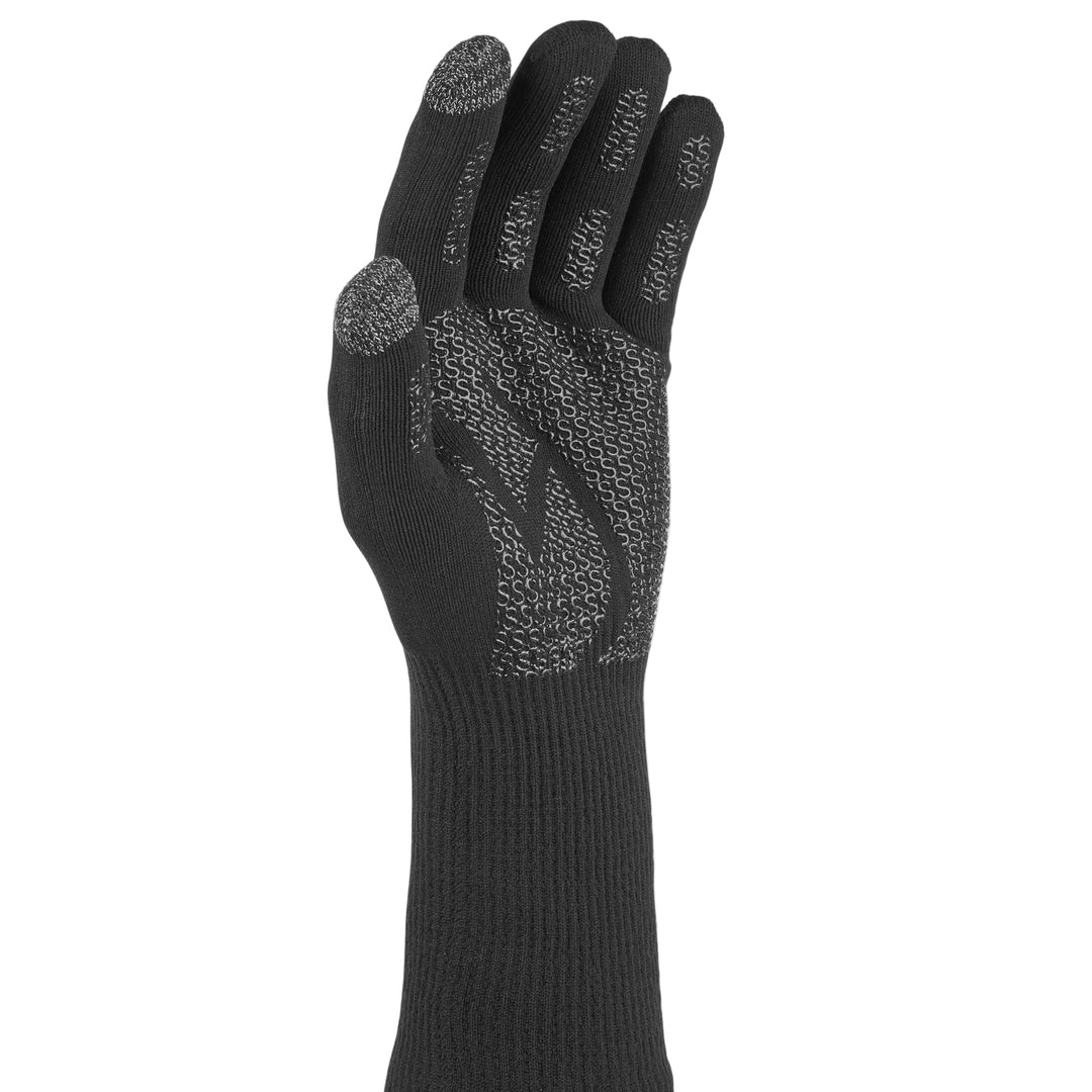 Sealskinz - Skeyton Waterproof All Weather Ultra Grip Knitted Gauntlet - Black