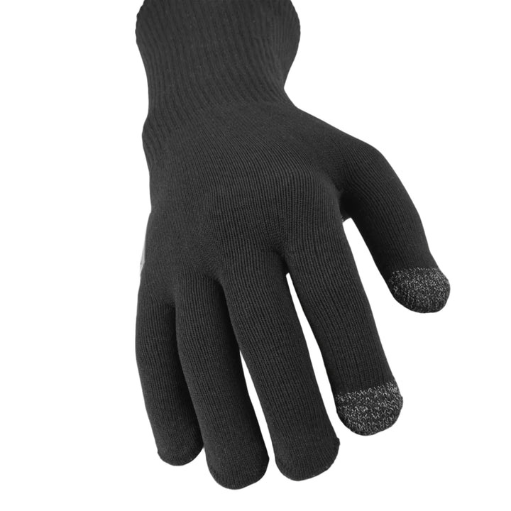 Sealskinz - Skeyton Waterproof All Weather Ultra Grip Knitted Gauntlet - Black