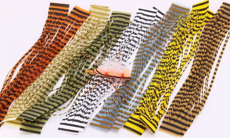 Double Barred Heavy Duty Silicone Legs - Synthetic Fibers & Flash - Fly Fish Food