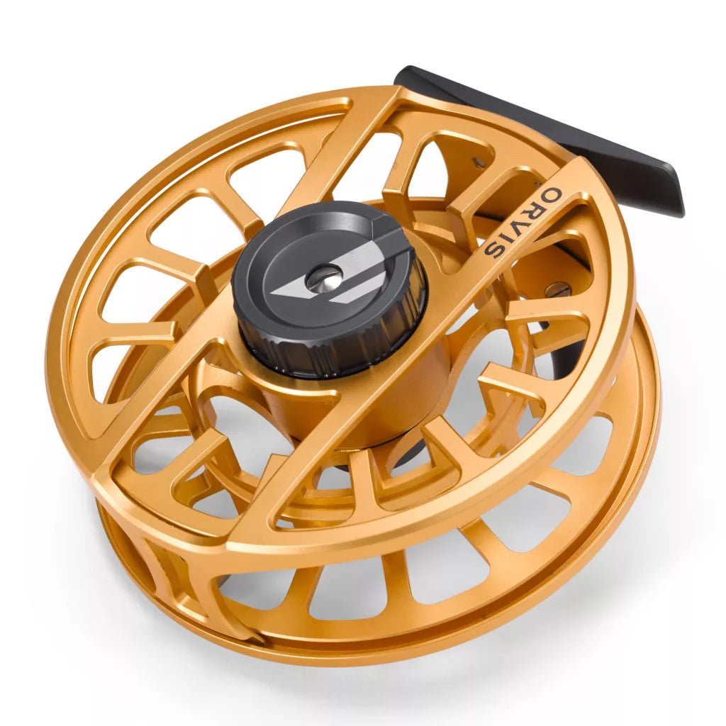 cheap gold fly reel Shilton SR8 in Some days on the water call for simplicity Lamson Guru S Fly Reel