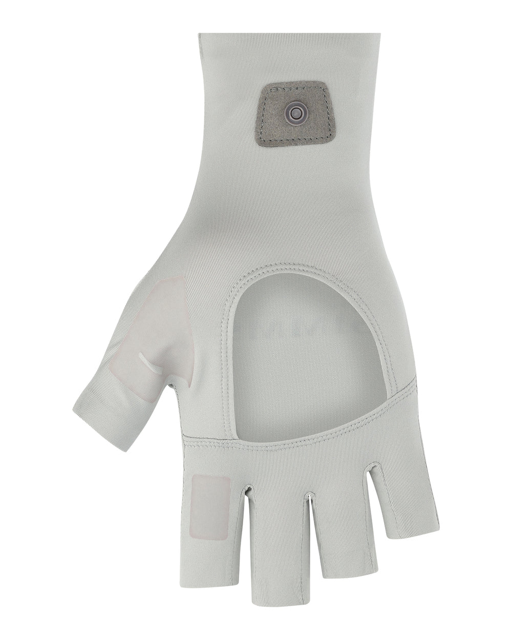 Simms SolarFlex Half-Finger Sun Gloves - Sterling