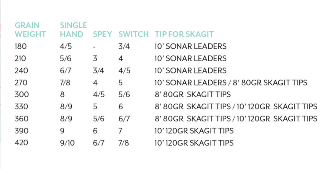SA Spey Lite Skagit Integrated - Horizon / Black