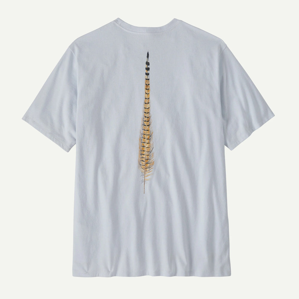 Patagonia Men's Take A Stand Responsibili - Tee - Pheasant Tail: White - Apparel - Fly Fish Food