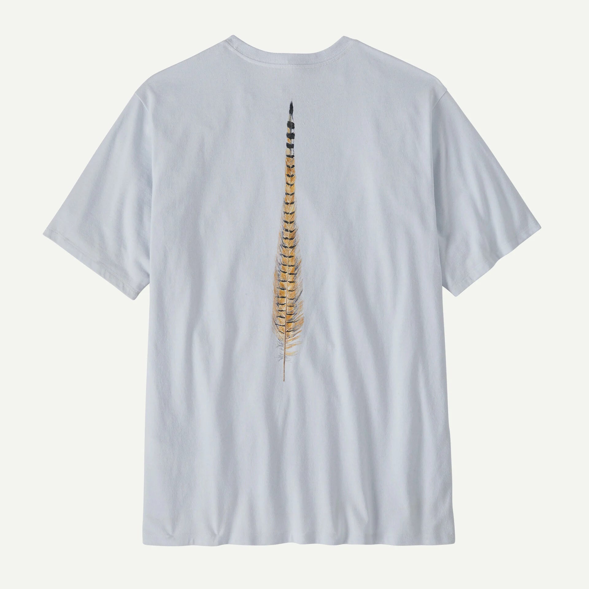 Patagonia Men's Take A Stand Responsibili - Tee - Pheasant Tail: White - Apparel - Fly Fish Food