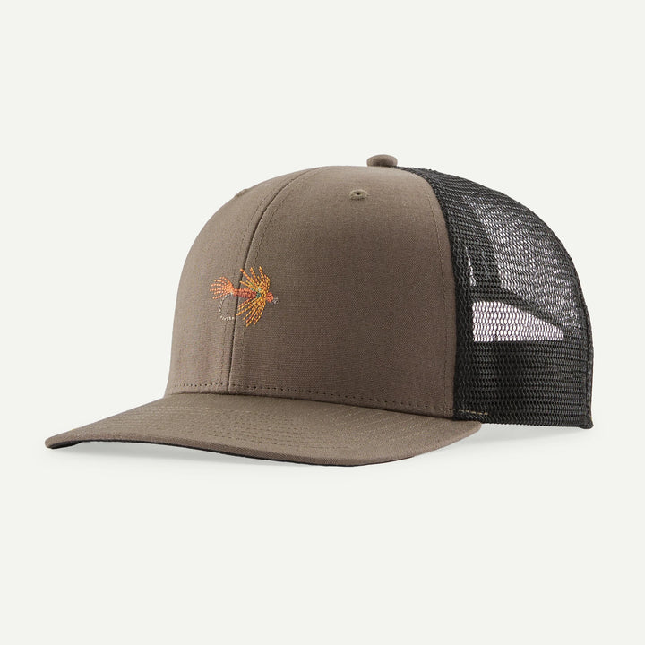 Patagonia Take a Stand Trucker Hat - Pheasant Fly: Marlow Brown - Hats - Fly Fish Food