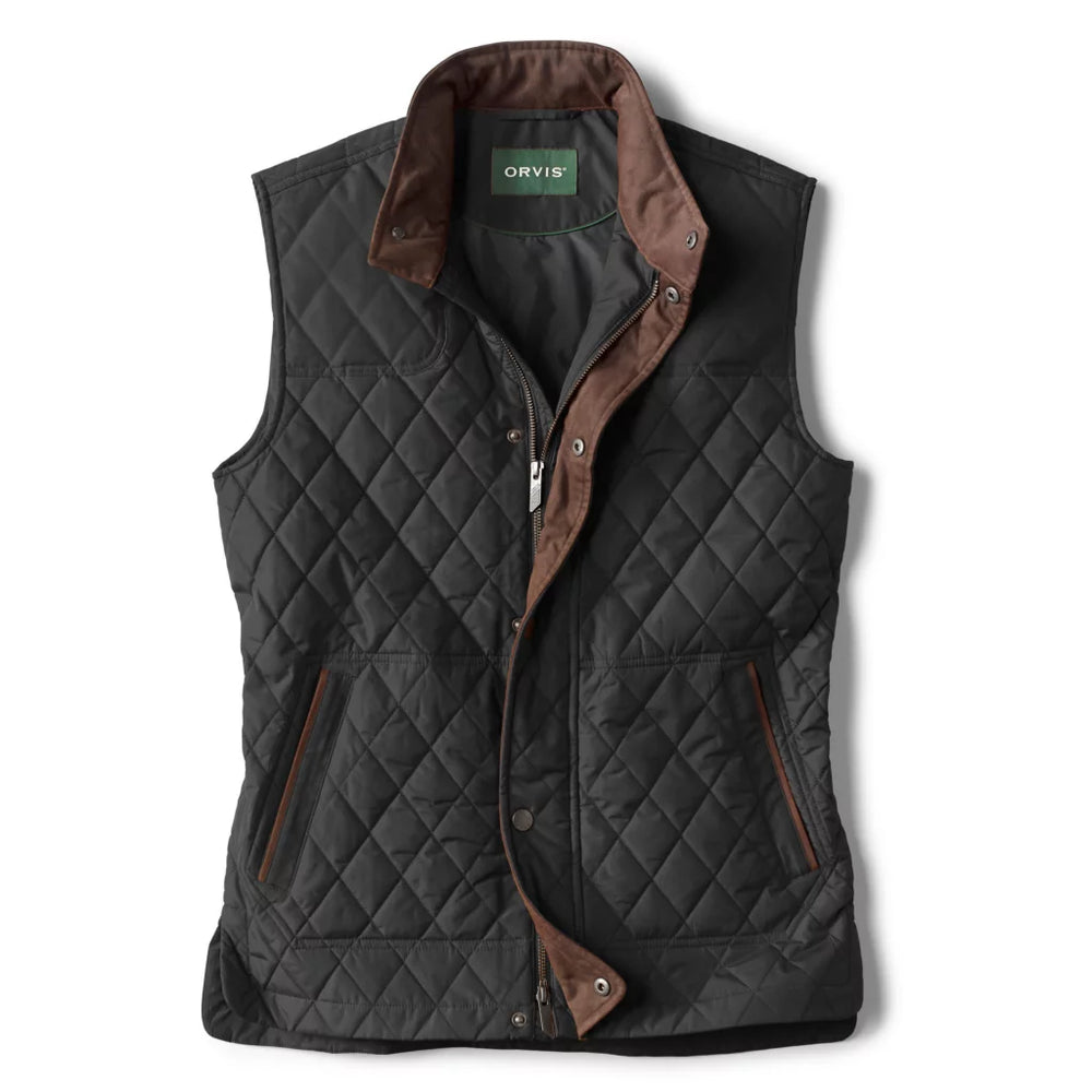 Orvis - RT7 Quilted Vest - Black - Apparel - Fly Fish Food