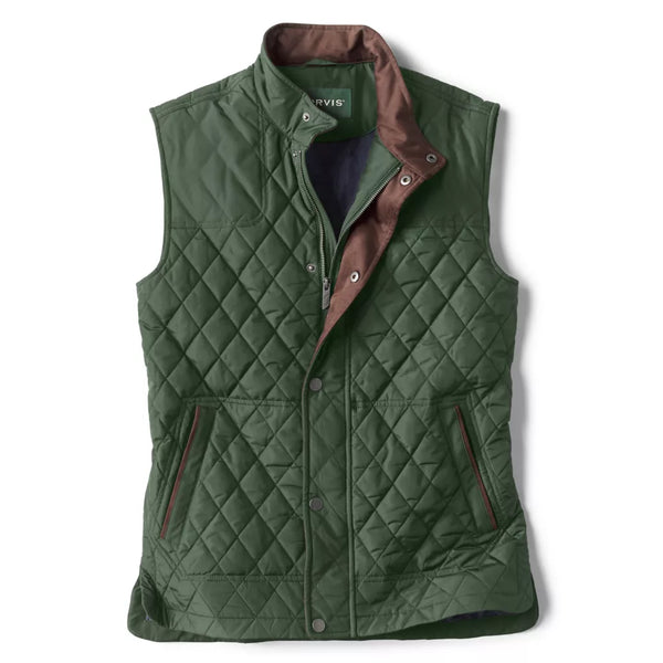 Orvis - RT7 Quilted Vest - Dark Pine – Fly Fish Food