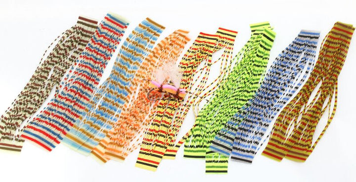 Triple Barred Heavy Duty Silicone Legs - Synthetic Fibers & Flash - Fly Fish Food