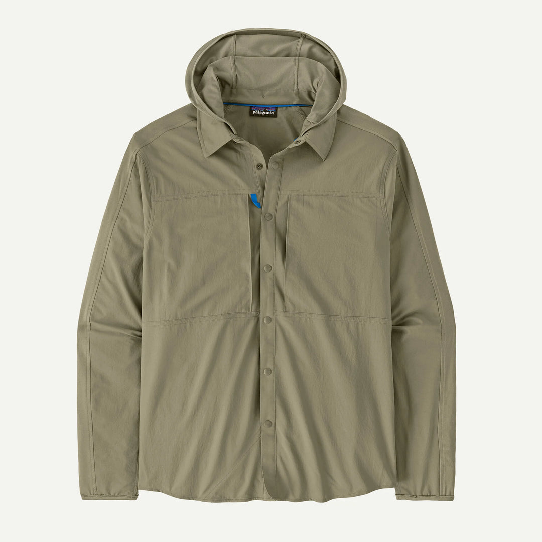 Patagonia - Men's River Rambler Hybrid Sun Hoody - River Rock Green - Apparel - Fly Fish Food