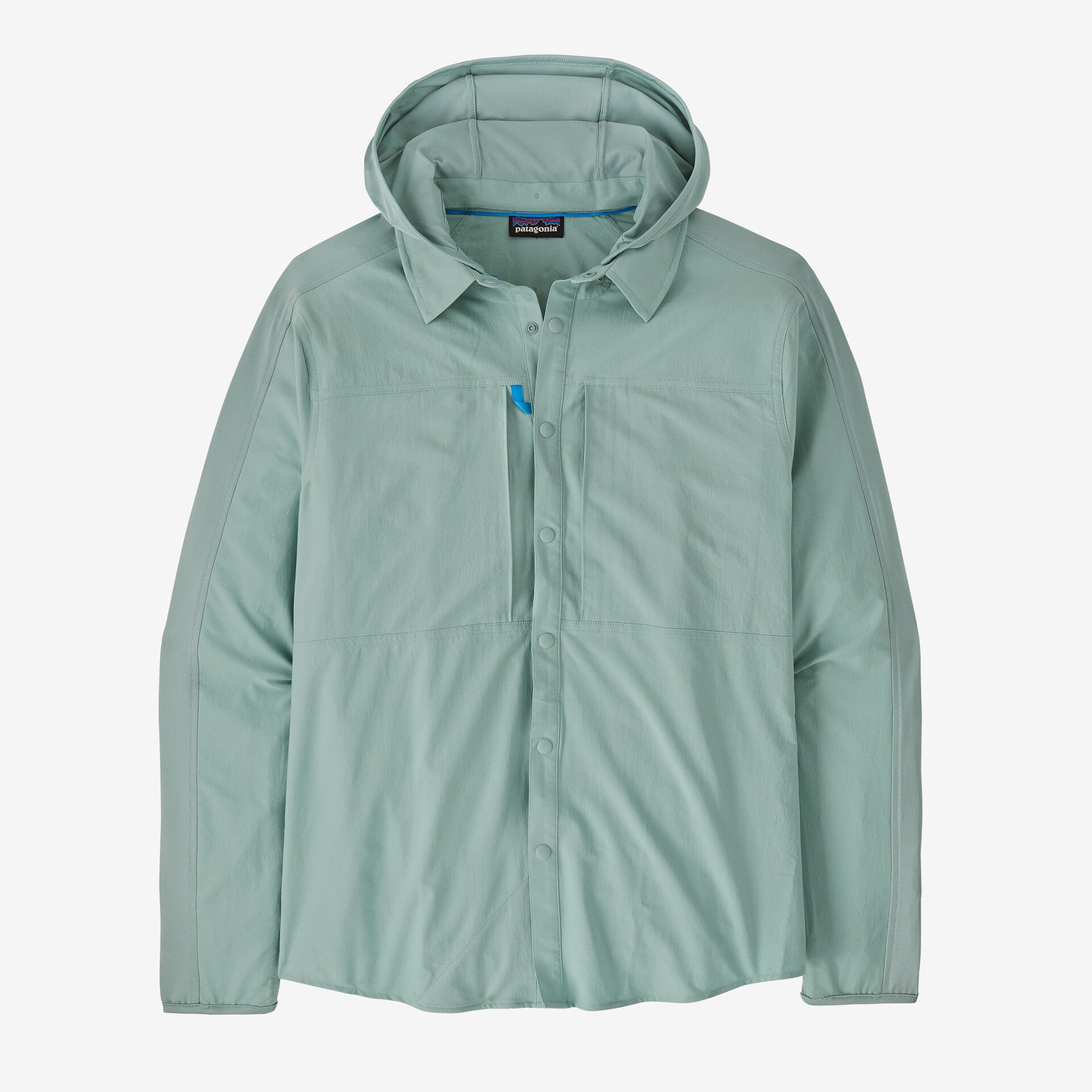 Patagonia - Men's River Rambler Hybrid Sun Hoody - Thermal Blue - Apparel - Fly Fish Food