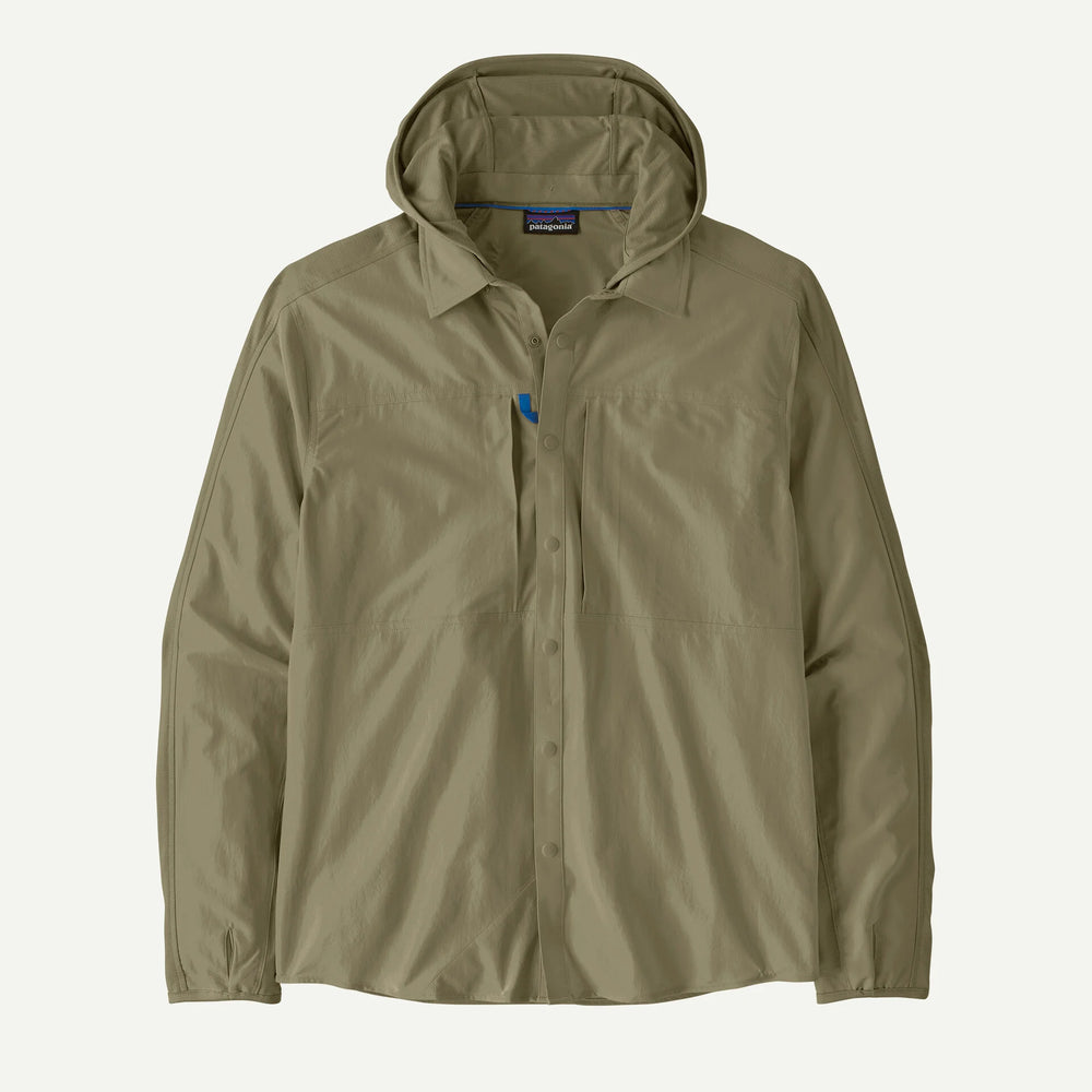 Patagonia - Men's River Rambler Hybrid Sun Hoody - River Rock Green - Apparel - Fly Fish Food