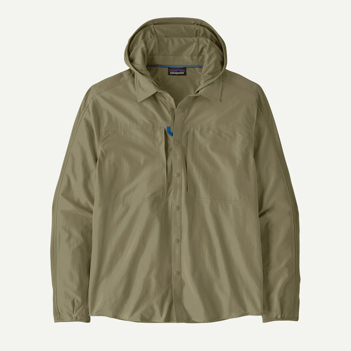Patagonia - Men's River Rambler Hybrid Sun Hoody - River Rock Green - Apparel - Fly Fish Food