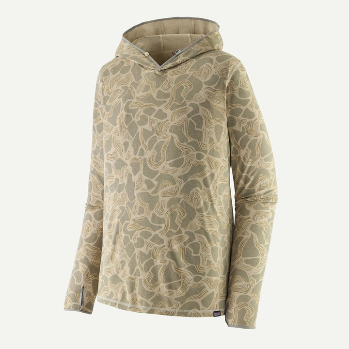 Patagonia - M's Tropic Comfort Natural Sun Hoody - Coastal Edge: Natural - Apparel - Fly Fish Food