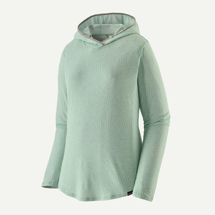 Patagonia - Women's Tropic Comfort Natural Sun Hoody - Sea Run: Thin Ice - Apparel - Fly Fish Food