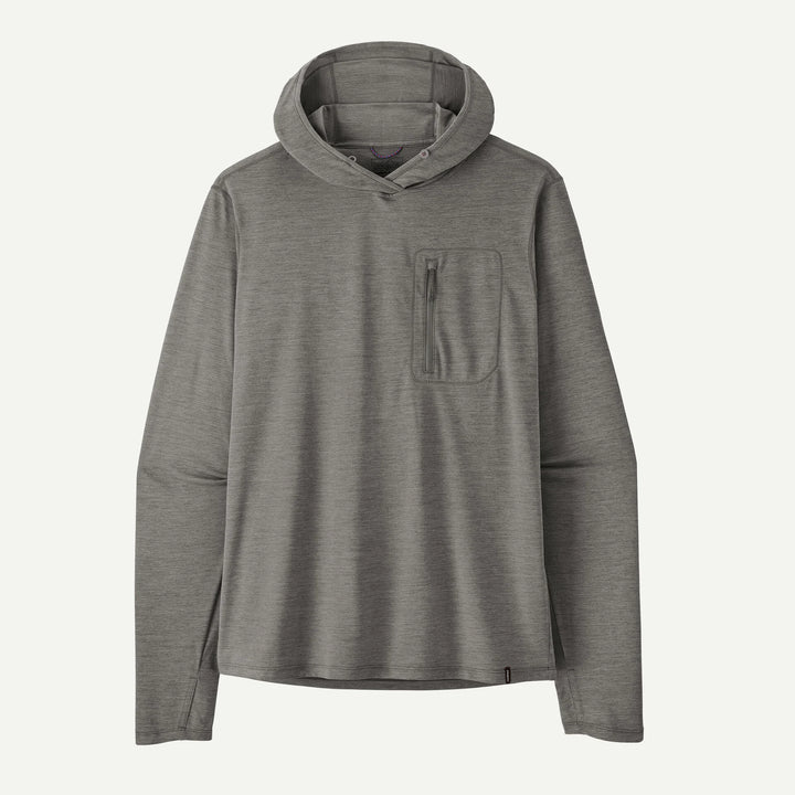 Patagonia - Men's Capilene Cool Sun Hoody - Forge Grey - Noble Grey X - Dye - Apparel - Fly Fish Food