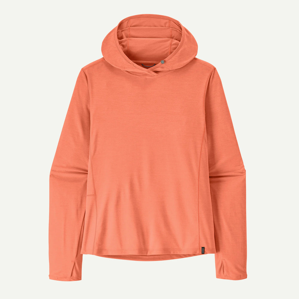 Patagonia - Women's Capilene Cool Sun Hoody - Mellow Melon - Peach Sherbet X - Dye - Apparel - Fly Fish Food