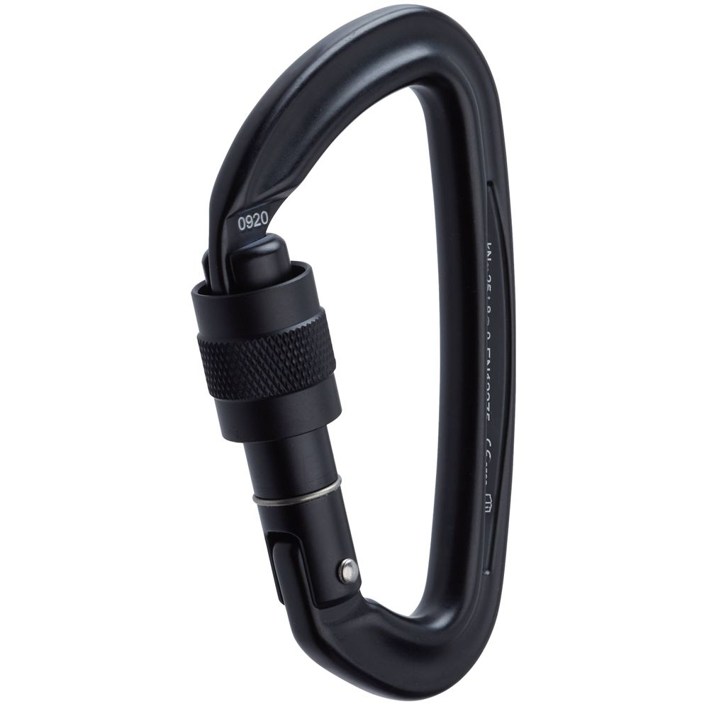 NRS Sliq Screw Lock Carabiner - Black - Float Tubes & Accessories - Fly Fish Food