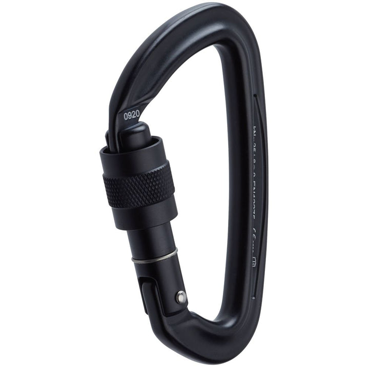 NRS Sliq Screw Lock Carabiner - Black - Float Tubes & Accessories - Fly Fish Food