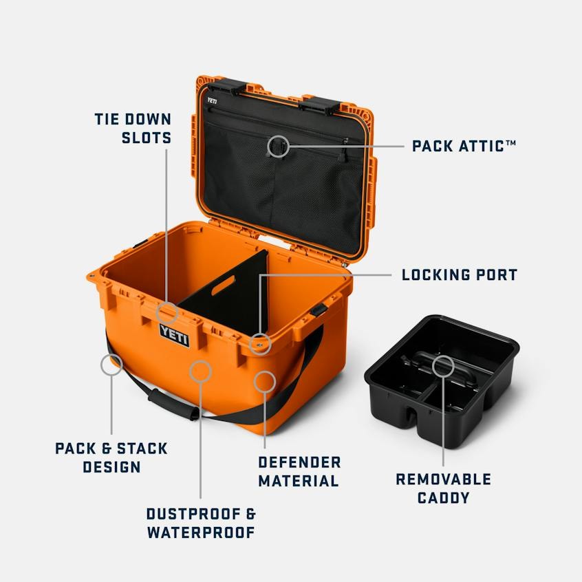 LoadOut GoBox 30 2.0 Gear Case Charcoal