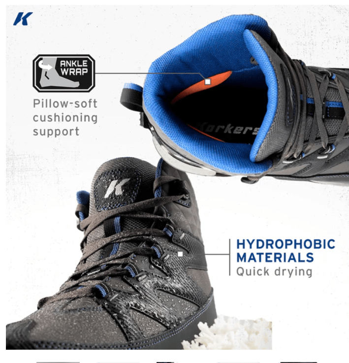 Scarpone Da Wading Korkers Bantam Lite Taglia 11 - Suole Feltro + Gomma Kling-On, Pesca