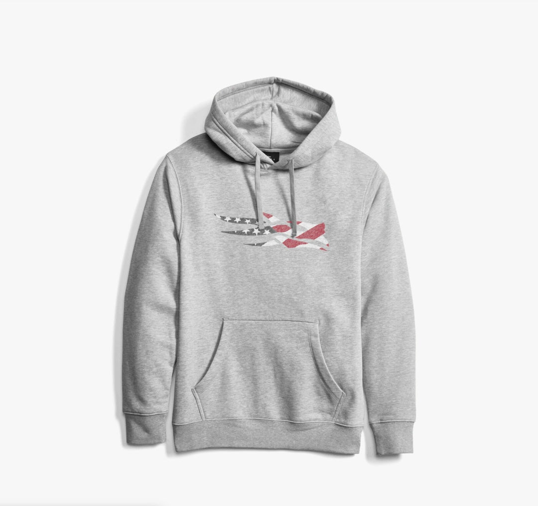 Icon Flag II Pullover Hoodie : Heather Grey