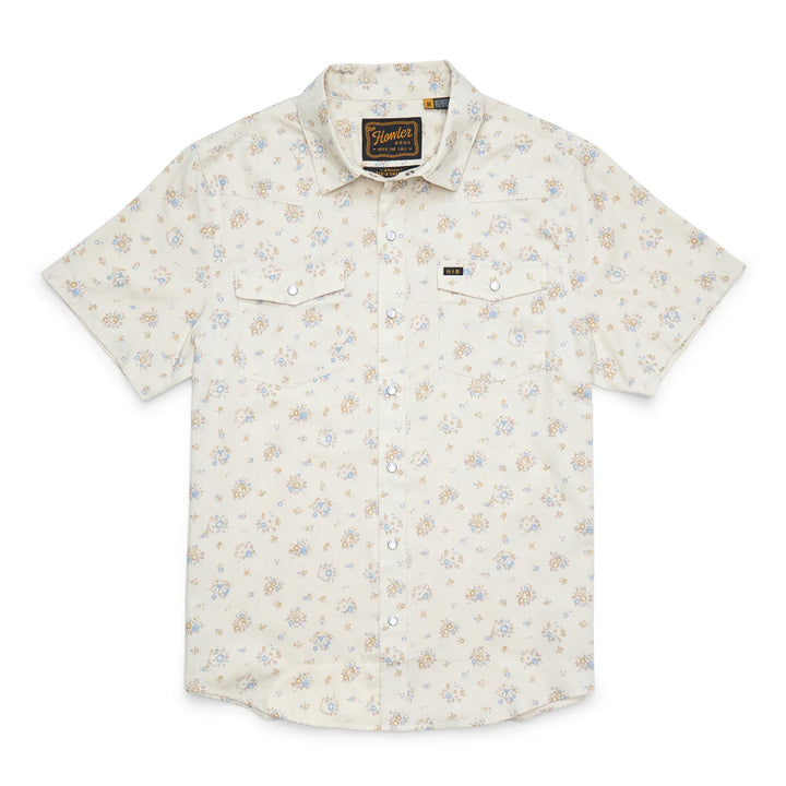 H Bar B Snapshirt - Bouquets:Beige