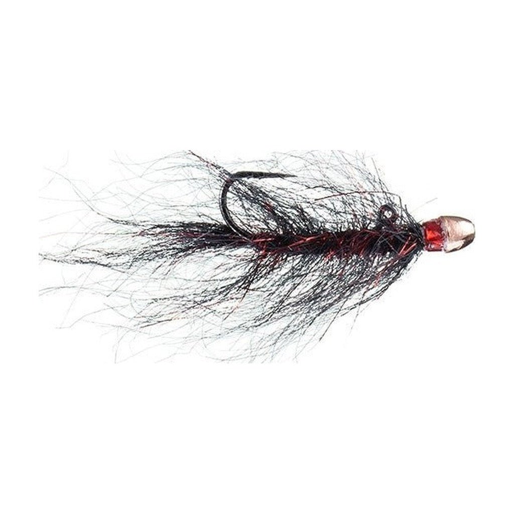 Chan's Balanced Ruby - Eyed Leech - Black/Red - Flies - Fly Fish Food