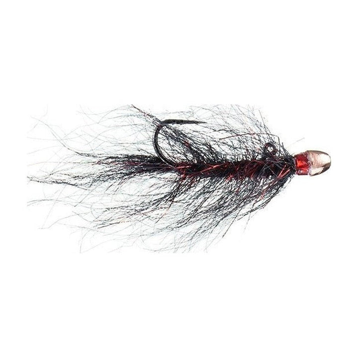 Chan's Balanced Ruby - Eyed Leech - Black/Red - Flies - Fly Fish Food