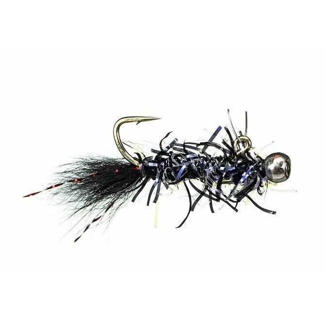 Rowley's BB Micro Leech - Black - Flies - Fly Fish Food