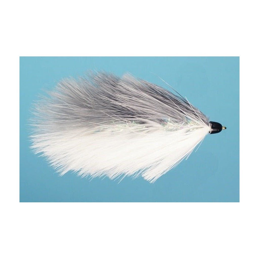 Galloup's Barely Legal (Cone Head) - Grey/White - Flies - Fly Fish Food